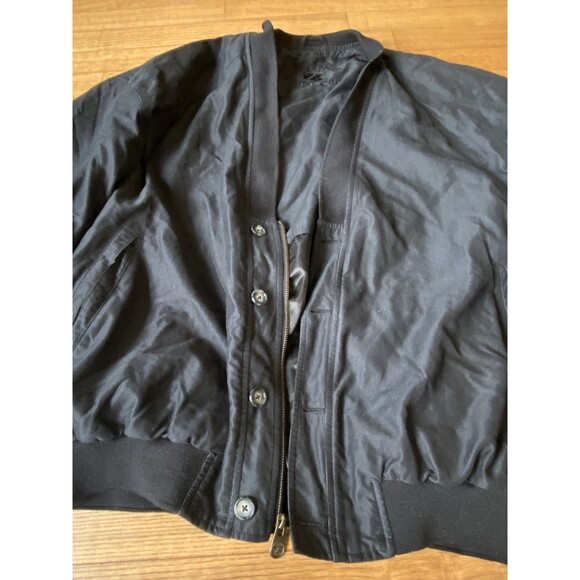 VTG deadstock Cutter & Buck Mens Black Golf Varsity Jacket 90s XL Gorpcore Sport - Picture 4 of 10